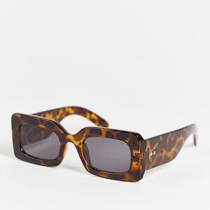 & Other Stories Rectangle Tortoiseshell Sunglasses